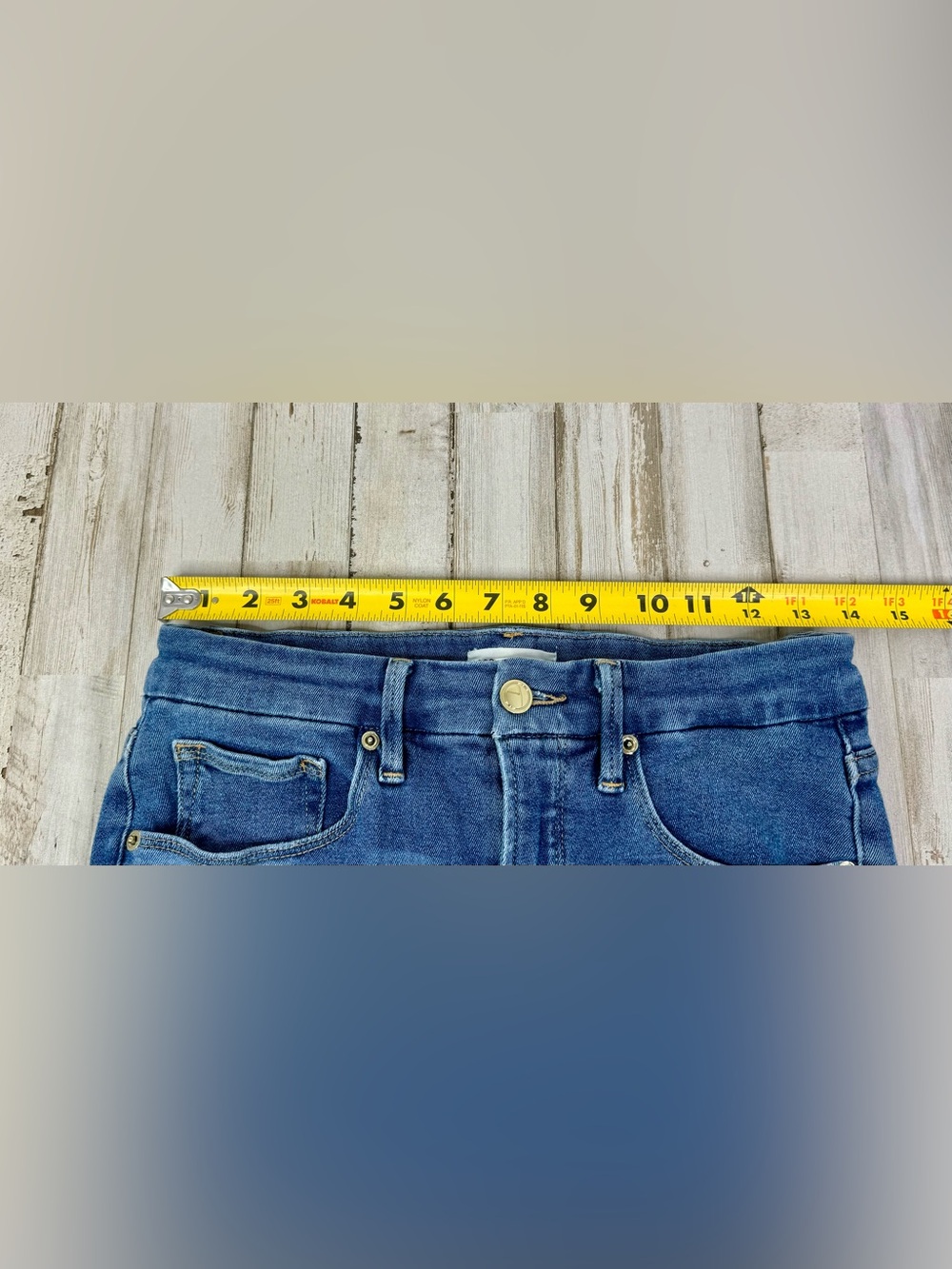Good American Womens 8/29 (28x28) Jeans Crop High Rise Skinny Denim - Picture 6 of 12